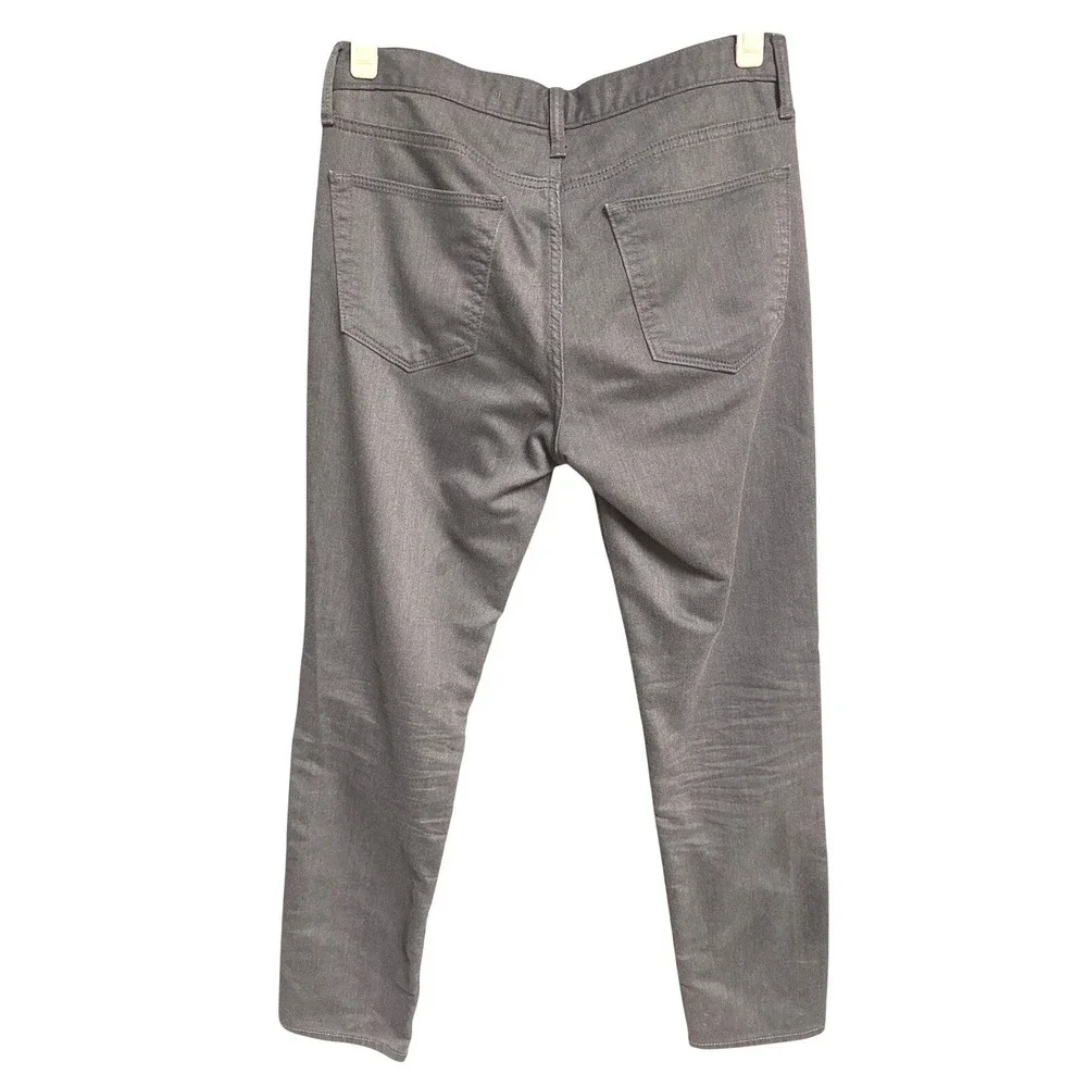 Banana Republic Travel Jeans Men 31x32 Gray Slim Fit Stretch Performance